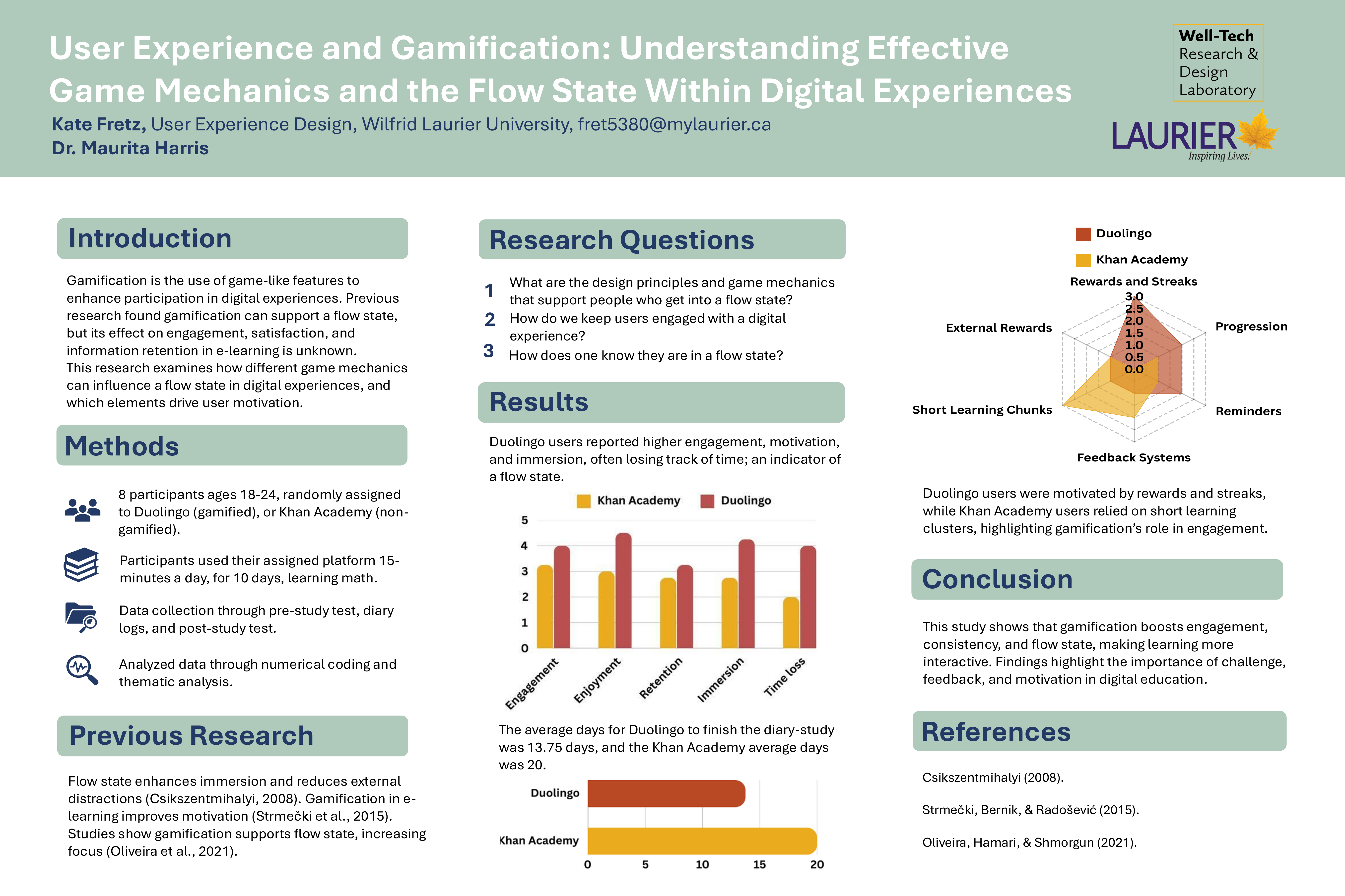 Gamification & Flow State — Academic Research · UX