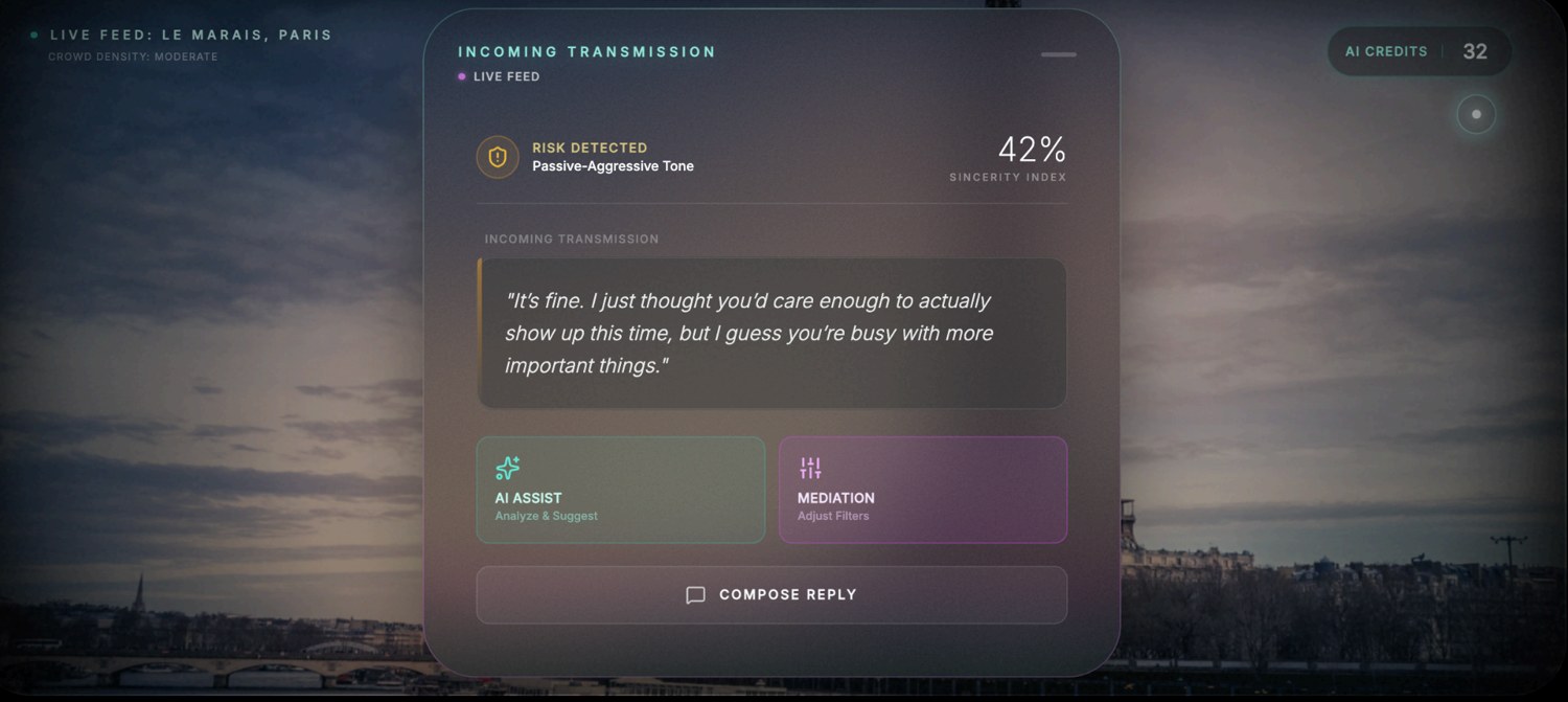 Human Intelligence — Incoming Message + Tone Risk